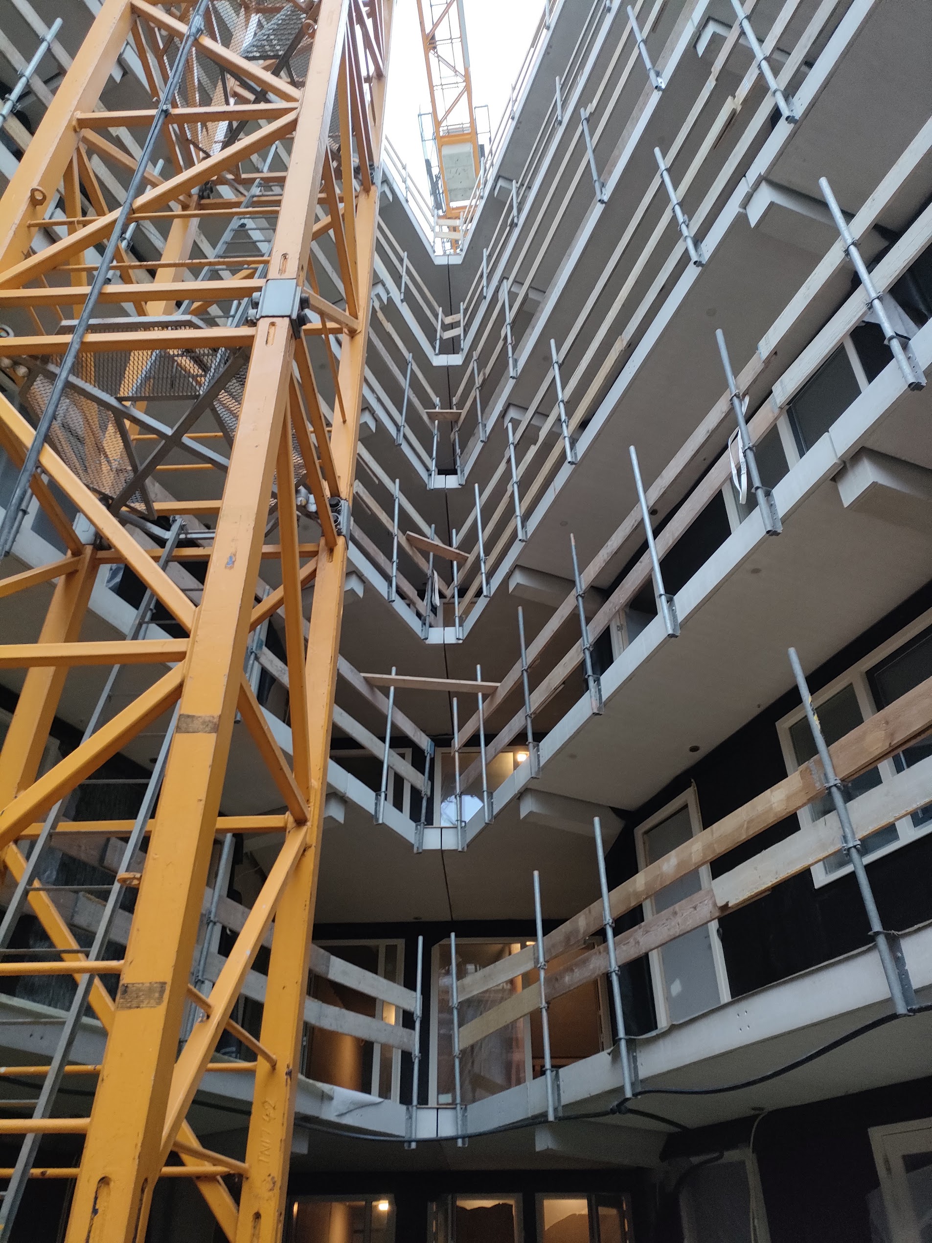 Montage van Prefab Betonelementen